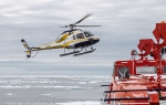 Ross Sea Helicopter flight