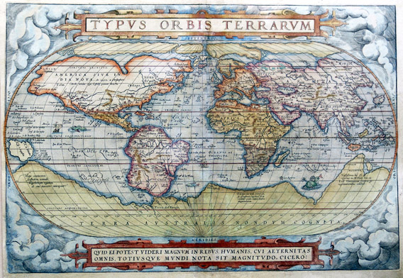 Ortelius-Weltkarte 