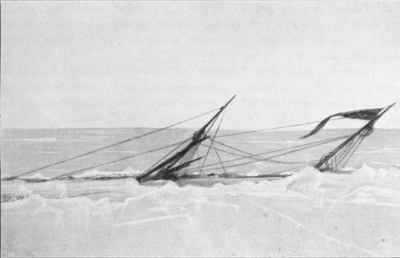Die Antarctic sinkt